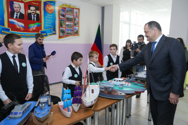 В Дагестане открыли специализированные «росгвардейские» классы