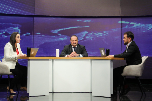 Сергей Меликов ответил на вопросы дагестанцев в прямом эфире