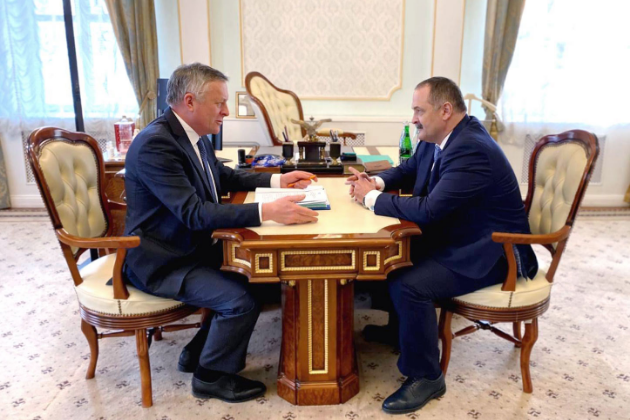 Сергей Меликов и Сергей Густов обсудили вопросы консолидации сетей и безопасного использования газа