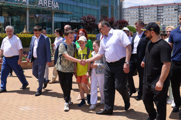 Сергей Меликов принял участие в мероприятии ко Дню защиты детей на Анжи-Арене