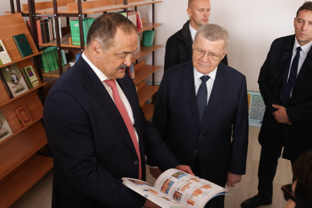 Юрий Чайка и Сергей Меликов провели рабочую встречу на Родине Расула Гамзатова