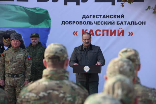 Сергей Меликов встретился с добровольцами батальона «Каспий»