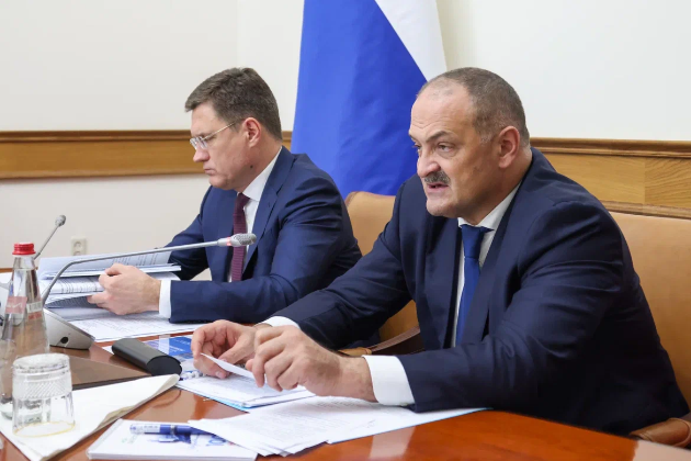 Александр Новак и Сергей Меликов провели совещание по развитию энергетики и ЖКХ в Дагестане