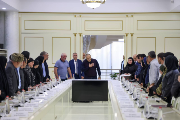 Сергей Меликов встретился с семьями военнослужащих