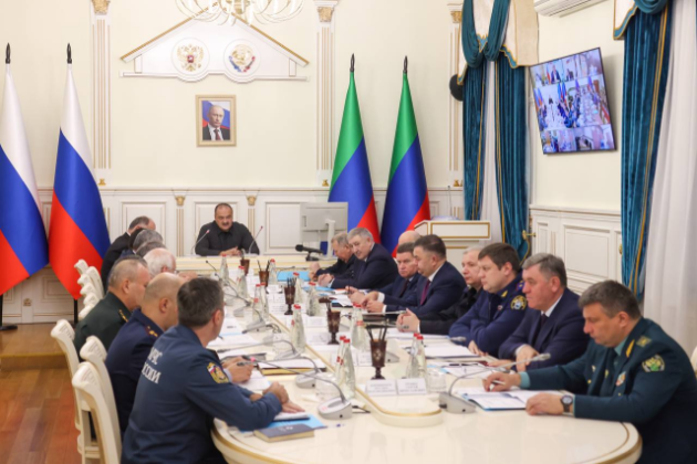Сергей Меликов провёл заседание Совета безопасности Дагестана