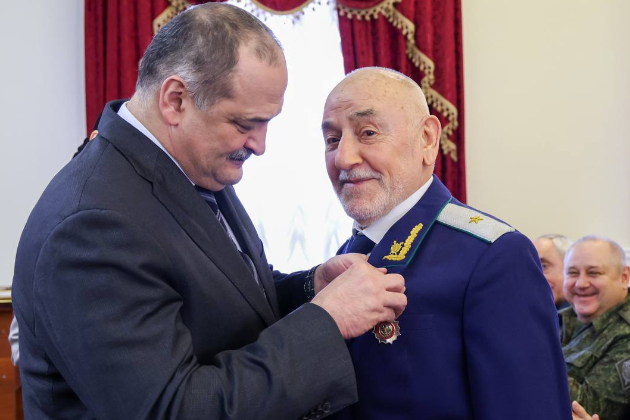 Сергей Меликов принял участие в торжественном мероприятии, посвящённом 302-летию образования органов прокуратуры России