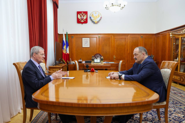 Сергей Меликов и Юрий Чайка обсудили вопросы развития Дагестана