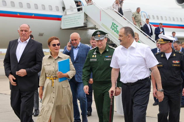 Дагестан с рабочим визитом посетили министр энергетики Сергей Цивилев, заместители министра обороны страны Анна Цивилева и Павел Фрадков