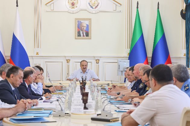 Сергей Меликов провёл заседание Координационного совещания по обеспечению правопорядка в Дагестане
