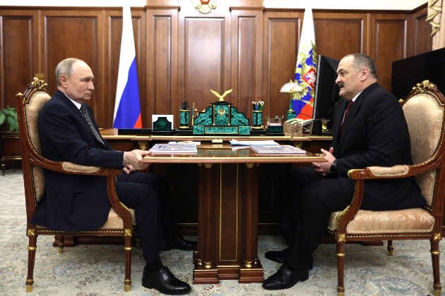 Владимир Путин встретился с главой Дагестана Сергеем Меликовым
