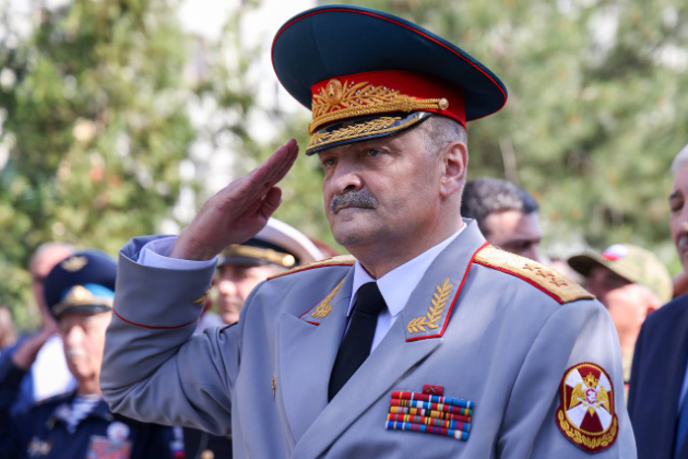 Сергей Меликов открыл в Каспийске Аллею Героев СВО