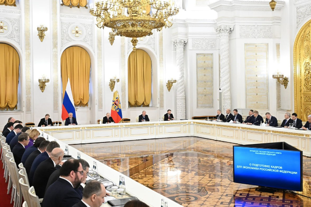 Сергей Меликов принял участие в заседании Госсовета под председательством Владимира Путина