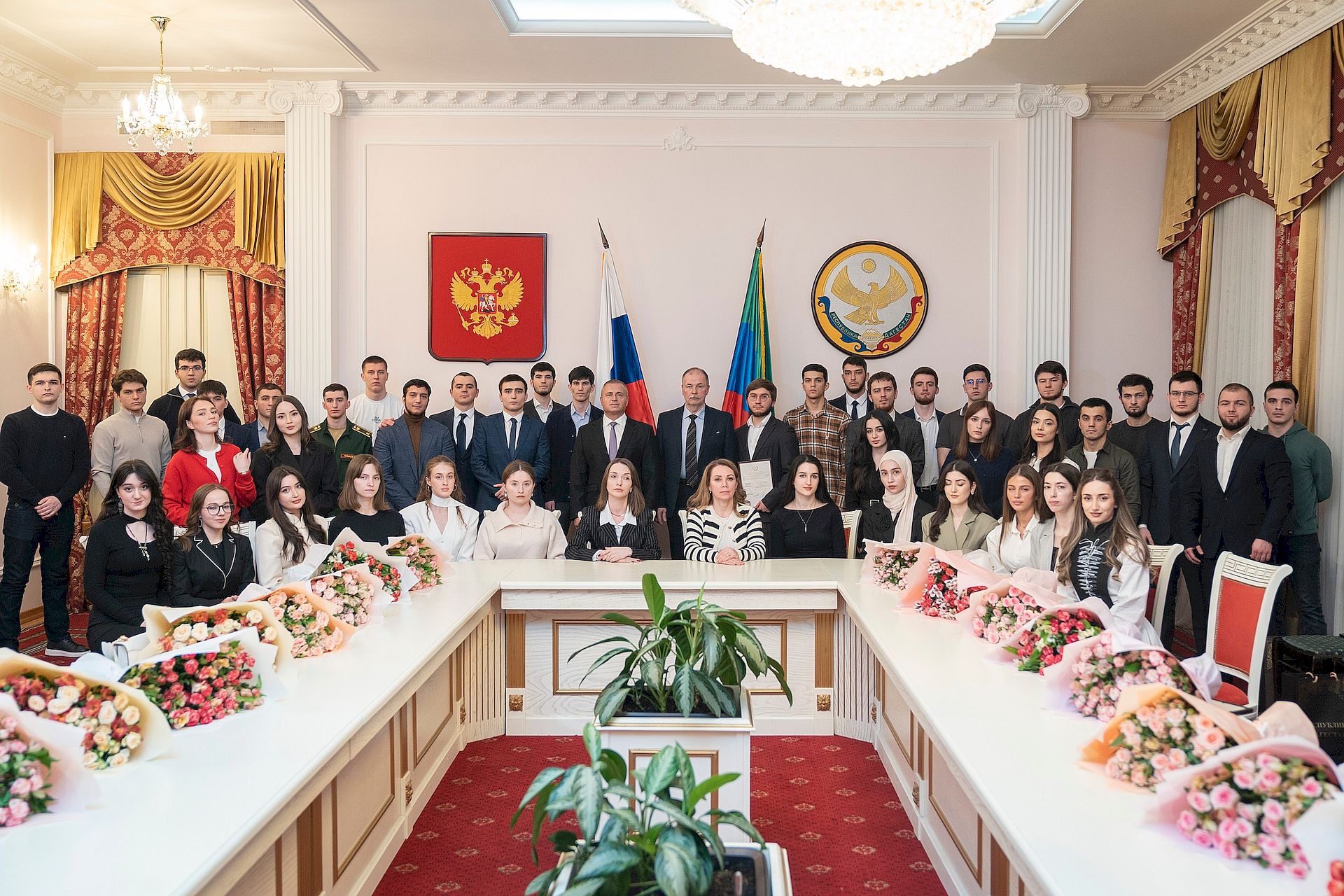 В Постпредстве Дагестана состоялась торжественная встреча со студентами-стипендиатами Главы Республики Дагестан