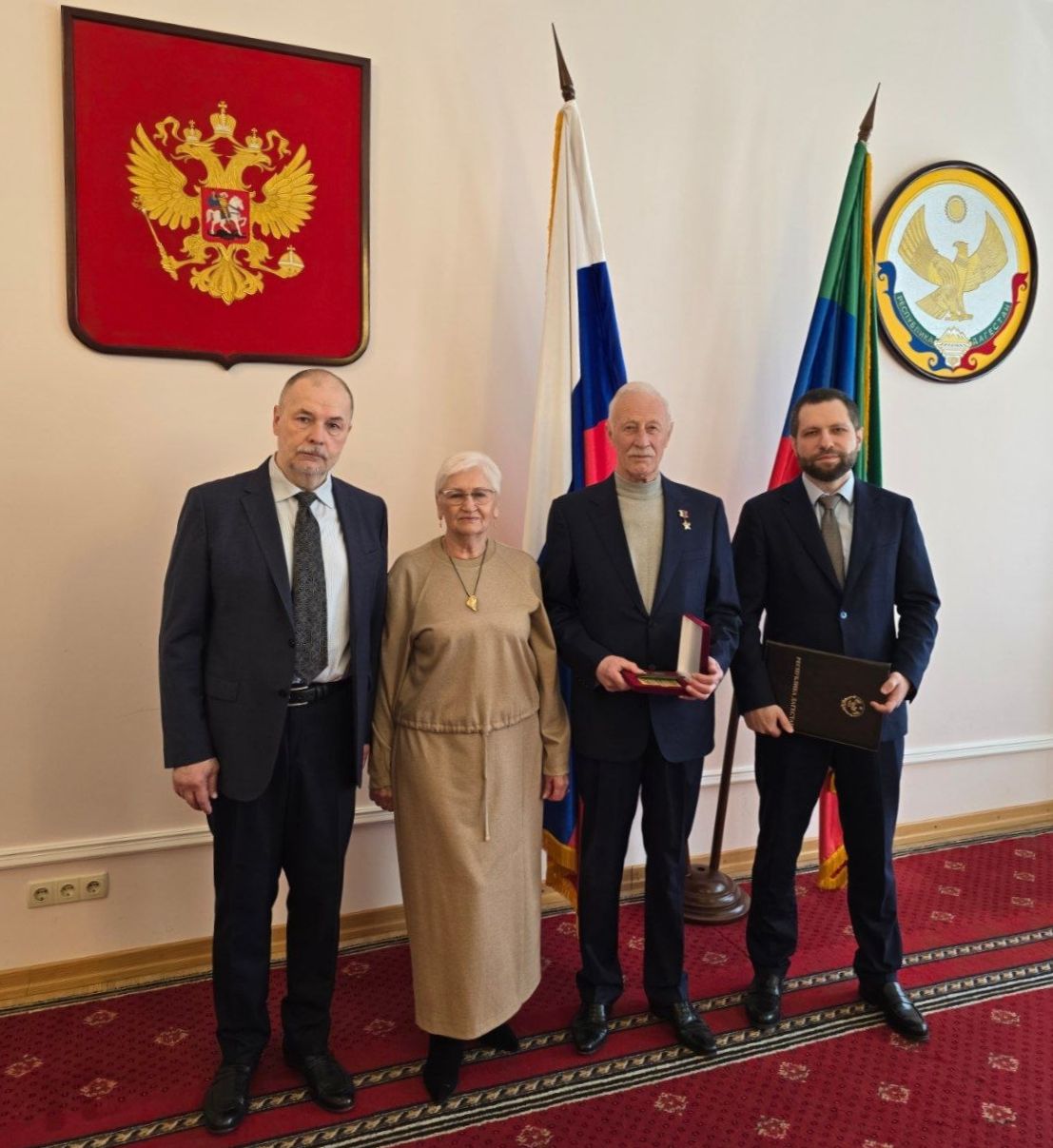 В Постпредстве Дагестана состоялась торжественная церемония награждения Героя России, генерал-лейтенанта ВВС В.М. Горбенко