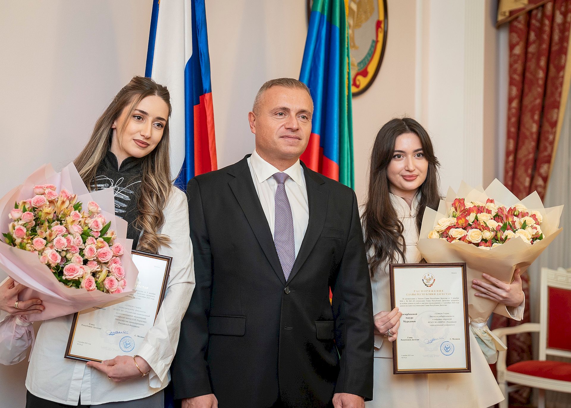В Постпредстве Дагестана состоялась торжественная встреча со студентами-стипендиатами Главы Республики Дагестан