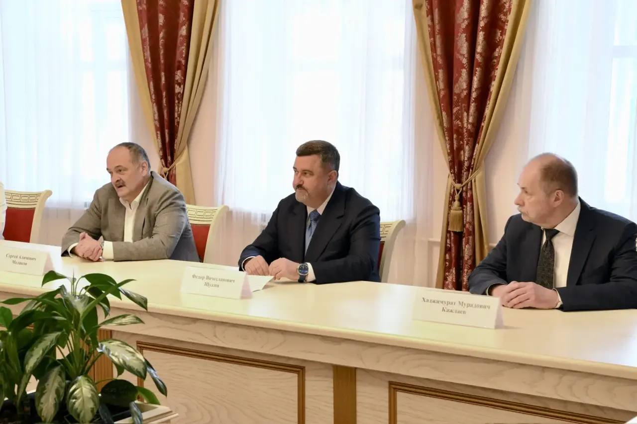 Врио Главы Республики Дагестан Фёдор Вячеславович Щукин провёл рабочую встречу с Уполномоченным при Президенте России по правам ребёнка Марией Алексеевной Львовой-Беловой
