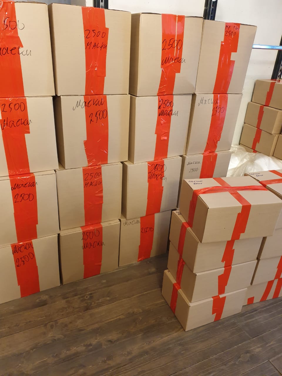 Поставка гуманитарной помощи в Махачкалу