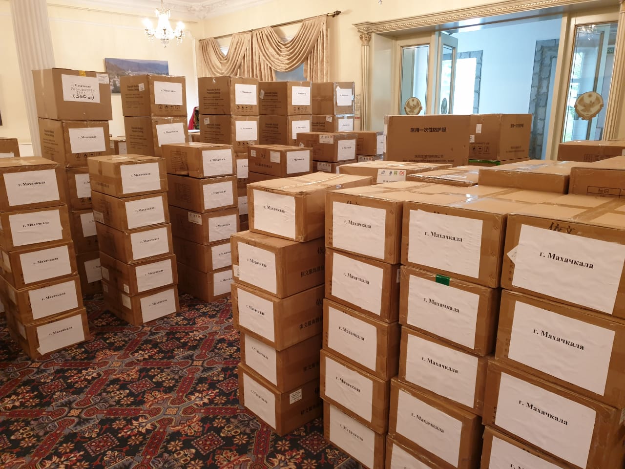 Очередная поставка средств индивидуальной защиты в Дагестан