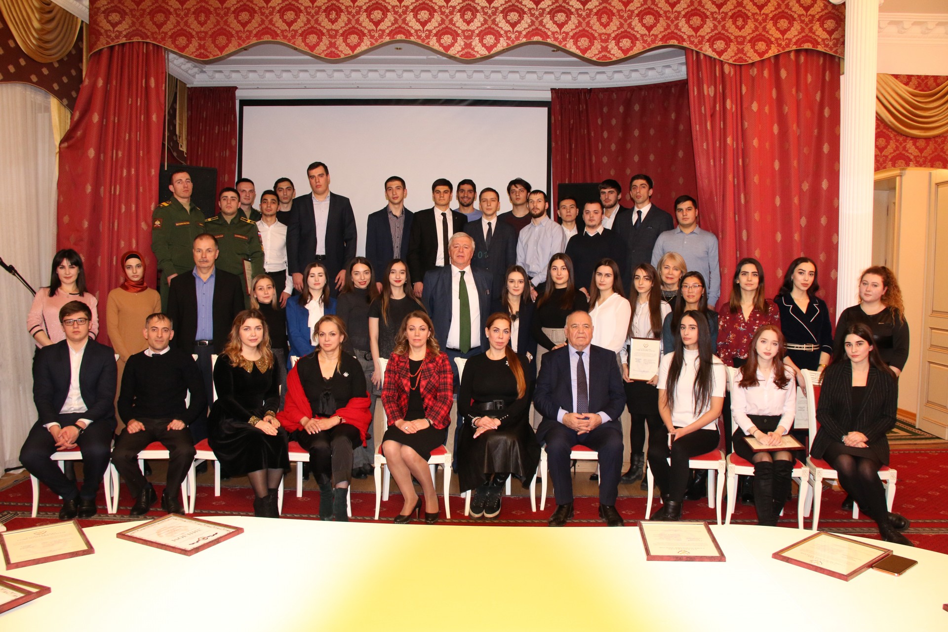 Чествование стипендиатов Главы Республики Дагестан в Москве.